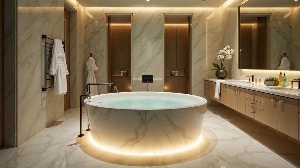Suite romantique avec spa : l'écrin Gaïa