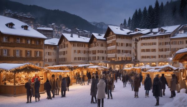 Vivez la magie des marchés de Noël en Haute-Savoie
